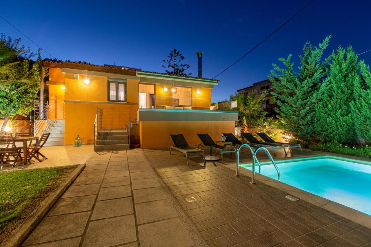 Villa Rea'S Sea House Kato Galatas Exterior foto
